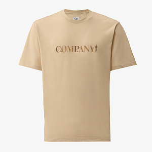 Футболка 30/1 Jersey Chest Logo C.P. Company в интернет магазине Минт