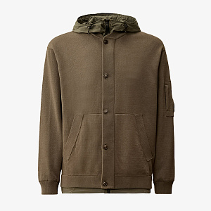 Кардиган Reversible Cotton Mixed Hooded Sweater C.P. Company в интернет магазине Минт
