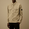 Рубашка C.P. Company Cotton/Linen Button (Арт.20CMSH082A110626G -904)