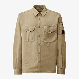 Рубашка Cotton/Linen Button C.P. Company в интернет магазине Минт