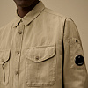 Рубашка C.P. Company Cotton/Linen Button (Арт.20CMSH082A110626G -904)