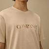 Футболка C.P. Company 30/1 Jersey Chest Logo (Арт.20CMTS085A005100W-114)