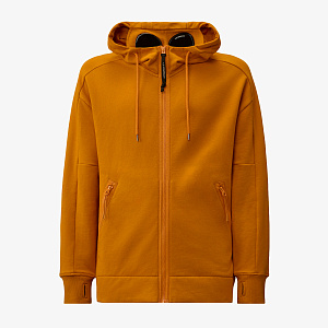 Толстовка Diagonal Raised Fleece Goggle Hoodie Regular C.P. Company в интернет магазине Минт