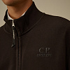 Толстовка C.P. Company Diagonal Raised Fleece Zip Logo (Арт.19CMSS139A005086W-999)